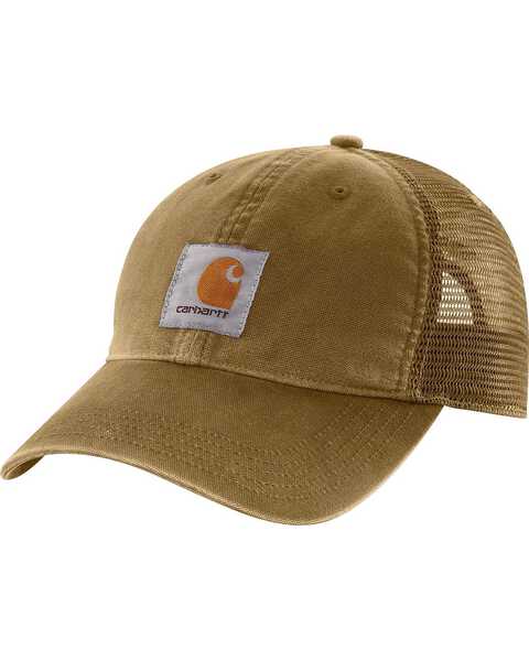 Carhartt Buffalo Sandstone Mesh Back Cap, Dark Khaki, hi-res