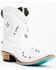 Image #1 - Lane Women's Cossette Western Booties - Snip Toe, White, hi-res