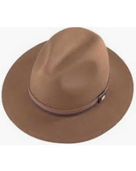 Henschel Men's Edmonton Crushable Felt Western Fashion Hat , Chestnut, hi-res