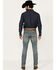 Image #1 - Rock & Roll Denim Men's Rifle Medium Vintage Wash Skinny Reflex Jeans, Medium Wash, hi-res