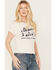 Image #2 - White Crow Women's Cowboys and Beer Short Sleeve Graphic Tee, White, hi-res