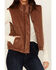Image #3 - Ariat Women's Puff Vest, Brown, hi-res