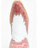 Image #6 - Corral Women's Wingtip Overlay Western Boots - Snip Toe , Pink, hi-res
