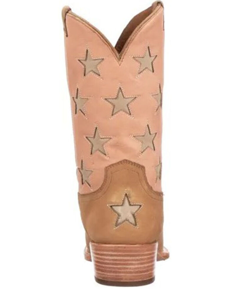Lucchese Women's Estrella Western Boots - Snip Toe, Tan, hi-res