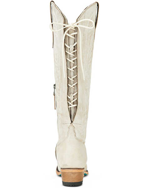 Image #5 - Lane Women's Monica Tall Western Boots - Medium Toe , Ivory, hi-res