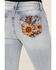 Image #4 - Driftwood Women's Light Wash High Rise Falling Sunflower Flare Jeans, Light Wash, hi-res
