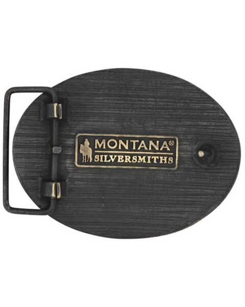 Image #2 - Montana Silversmiths Filigree Initial J Belt Buckle, Bronze, hi-res