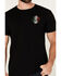 Image #4 - Moonshine Spirit Men's Eagle Skull Mexico Short Sleeve Graphic T-Shirt, Black, hi-res