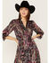 Image #2 - Revel Women's Floral & Paisley Print Puff Sleeve Midi Dress, , hi-res