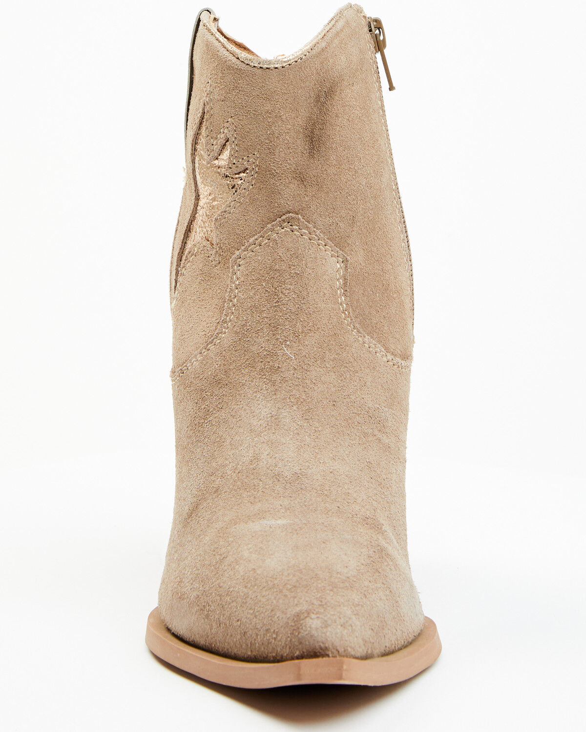 Image #4 - Diba True Women's Moon Water Western Booties - Snip Toe, Taupe, hi-res