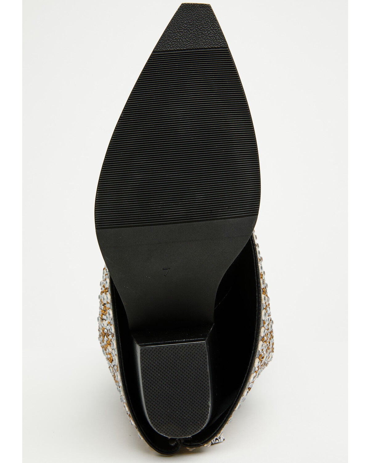 Image #7 - Azalea Wang Women's Beth Rhinestone Tall Fashion Boots - Snip Toe, Black, hi-res