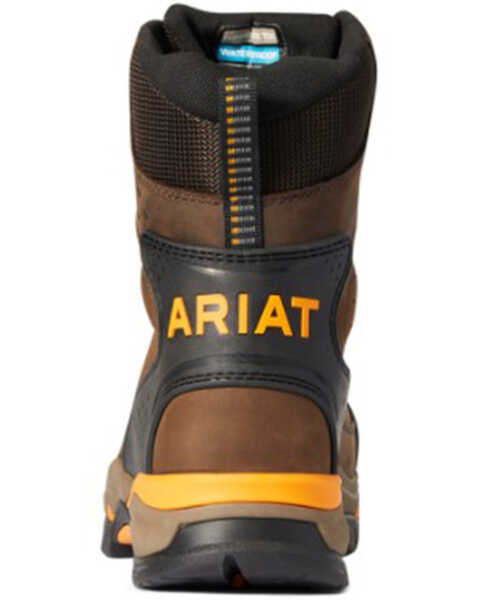 Image #3 - Ariat Men's Endeavor 8" H20 Full-Grain Work Boot - Composite Toe , Brown, hi-res
