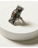 Image #1 - Shyanne Women's Monument Valley Silver Medallion Statement Ring, Silver, hi-res