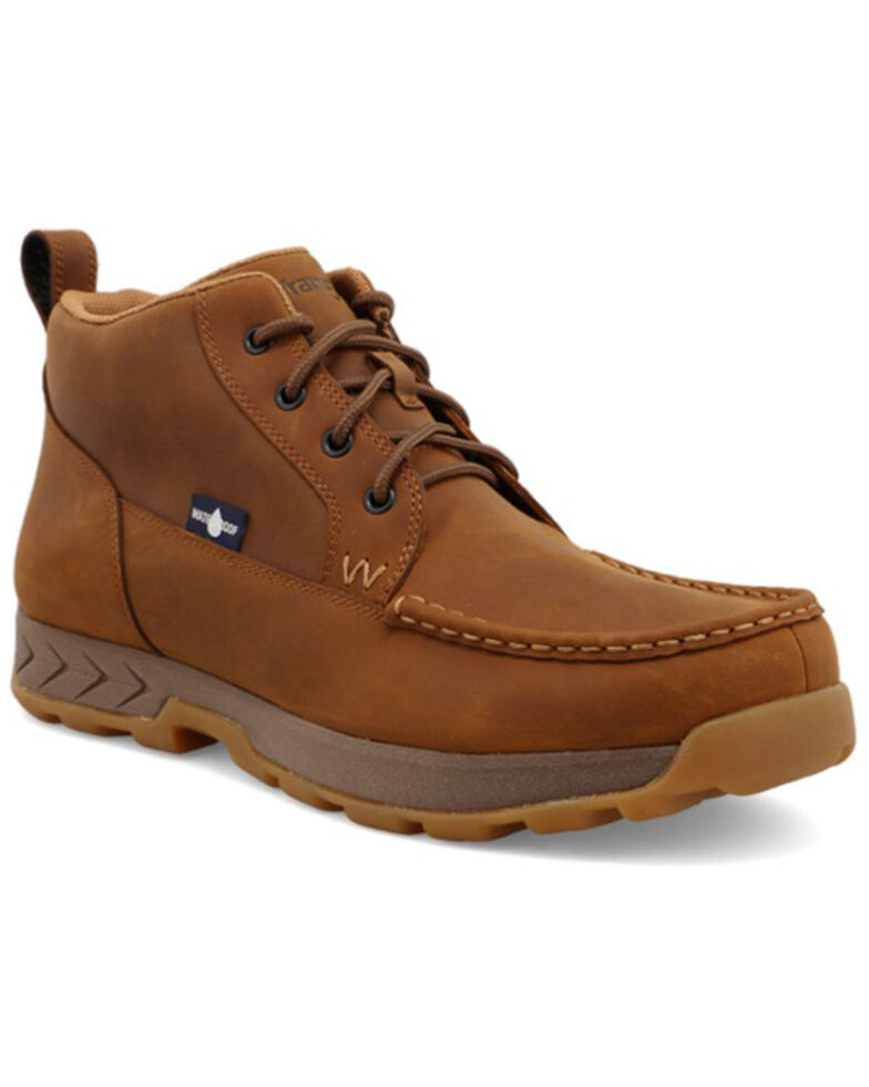Wrangler Footwear Men's Trail Hiker Boots - Soft Toe, Brown, hi-res