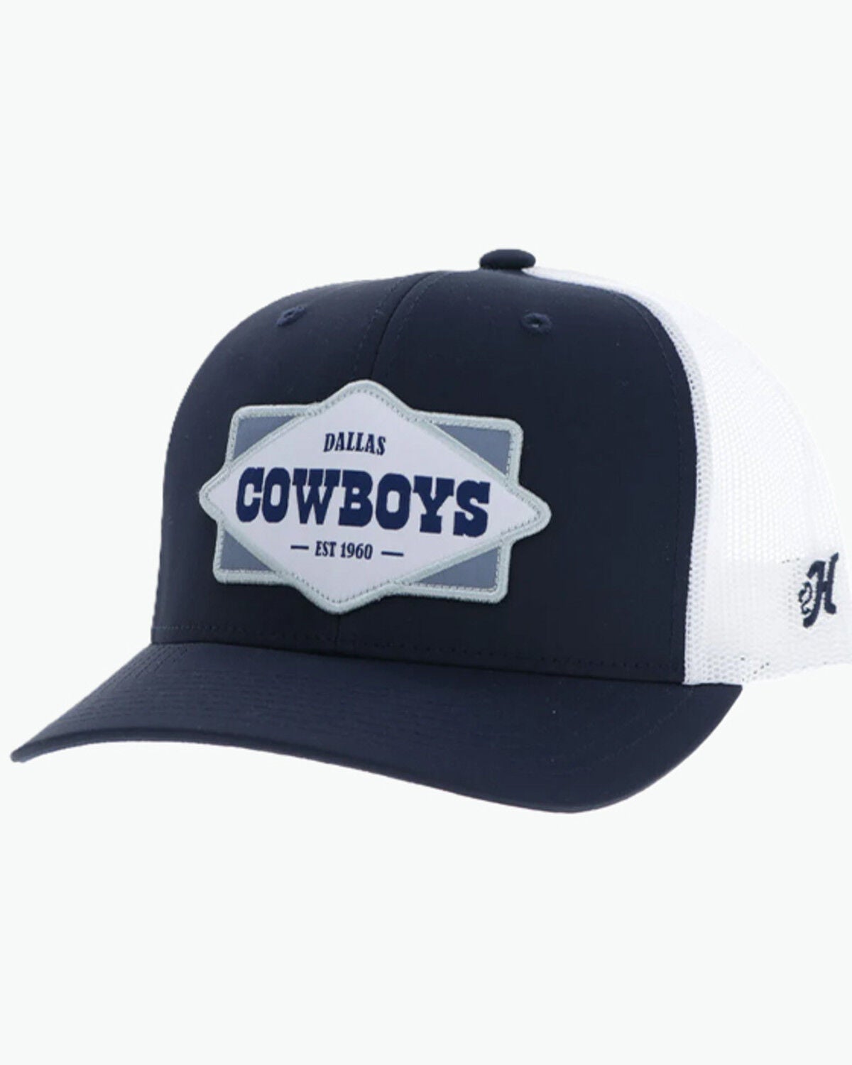 Image #1 - Hooey Men's Dallas Cowboys Trucker Cap, Navy, hi-res