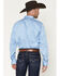 Image #4 - Wrangler X Cody Johnson Men's Geo Print Long Sleeve Button-Down Western Shirt, Blue, hi-res