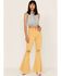 Image #1 - Sneak Peek Women's High Rise Distressed Flare Jeans, , hi-res