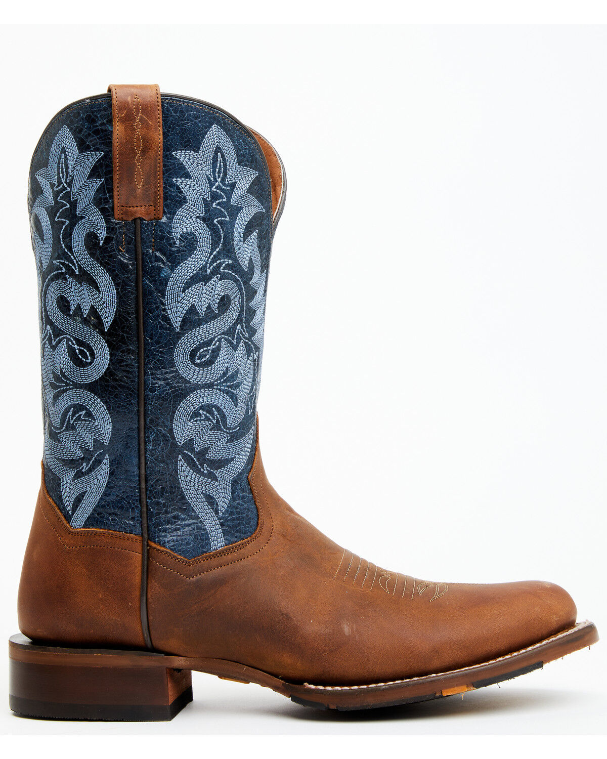 Image #2 - Dan Post Men's Performance Western Boots - Round Toe, Brown, hi-res