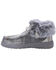 Image #3 - Lamo Footwear Girls' Cassidy Casual Shoes - Moc Toe, Grey, hi-res