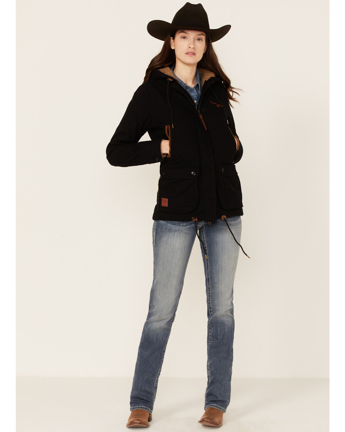 Image #4 - Kimes Ranch Women's All-Weather Anorak Sherpa-Lined Jacket, Black, hi-res