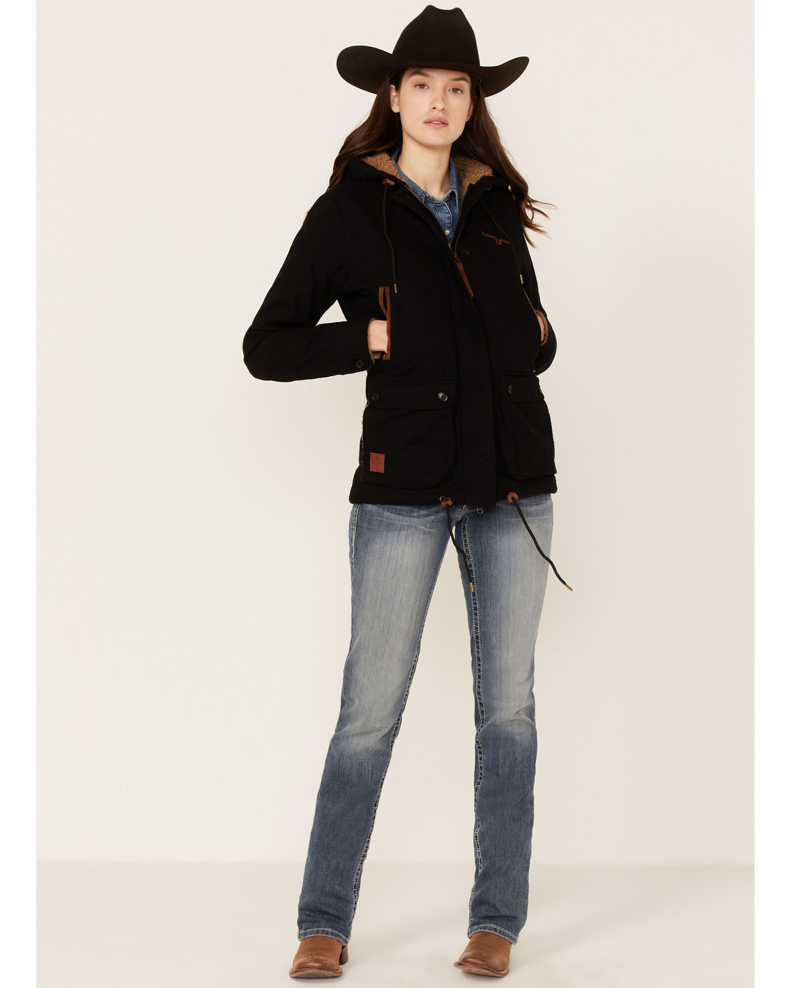 Image #4 - Kimes Ranch Women's All-Weather Anorak Sherpa-Lined Jacket, Black, hi-res