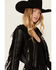 Image #1 - Azalea Wang Women's Oliver Faux Leather Fringe Jacket, , hi-res