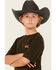 Image #3 - Ariat Boys' Armadillo Short Sleeve Graphic T-Shirt, Green, hi-res