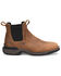 Image #2 - Double H Men's Phantom 5" Pull-On Boots - Broad Square Toe, Brown, hi-res