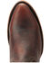 Image #6 - Lane Women's Plain Jane Western Booties - Round Toe, Cognac, hi-res