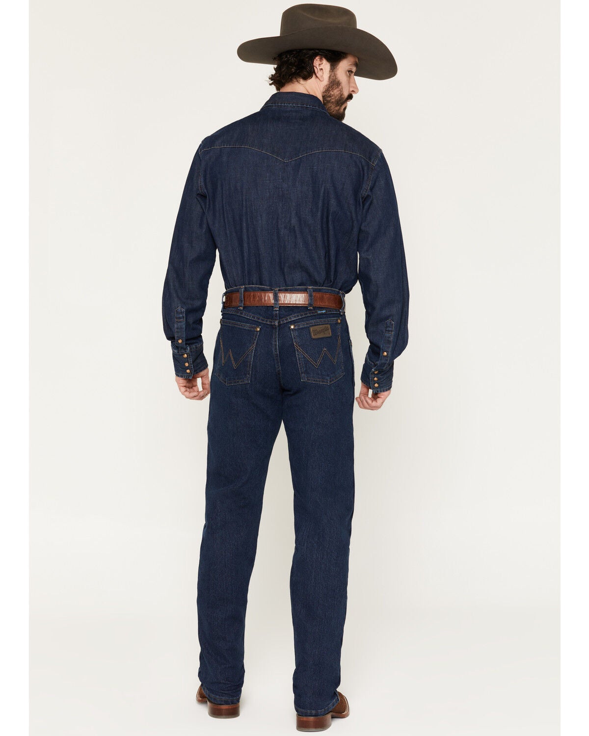 Image #3 - Wrangler Men's Premium Performance Cool Vantage Regular Fit Cowboy Cut Jeans, Indigo, hi-res
