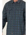Image #3 - Hawx Men's FR Plaid Print Long Sleeve Button-Down Work Shirt , Slate, hi-res
