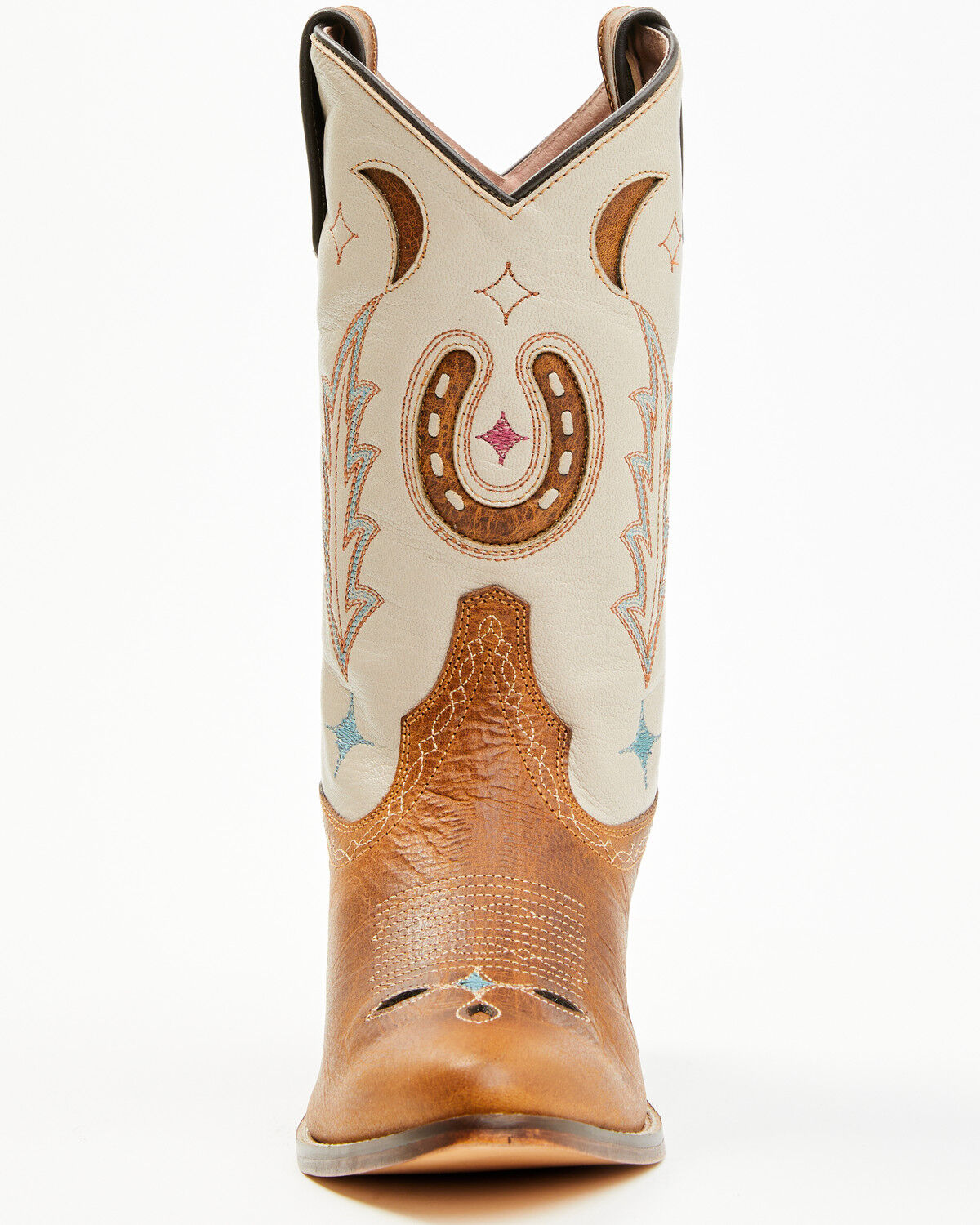 Image #4 - Idyllwind Women's Get Lucky Western Boots - Round Toe, Cream, hi-res