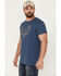 Image #2 - Moonshine Spirit Men's Peyote Short Sleeve Graphic T-Shirt , Navy, hi-res