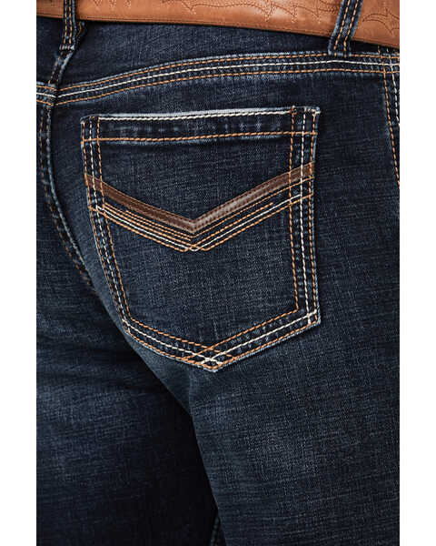 Image #4 - Cody James Men's Palomino Dark Wash Relaxed Bootcut Stretch Denim Jeans, Dark Wash, hi-res