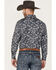 Image #4 - Cowboy Hardware Men's Paisley Print Snap Western Shirt , Black, hi-res
