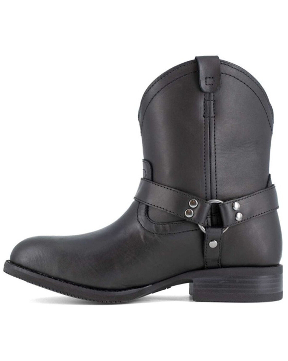 Image #3 - Frye Women's Safety-Crafted Harness Work Boots - Steel Toe, Black, hi-res