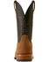 Image #3 - Ariat Men's Circuit Paxton Suede Western Boots - Broad Square Toe , Brown, hi-res