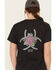 Image #4 - Ariat Women's Rebar Workman Rose Short Sleeve Graphic Work Tee, Black, hi-res