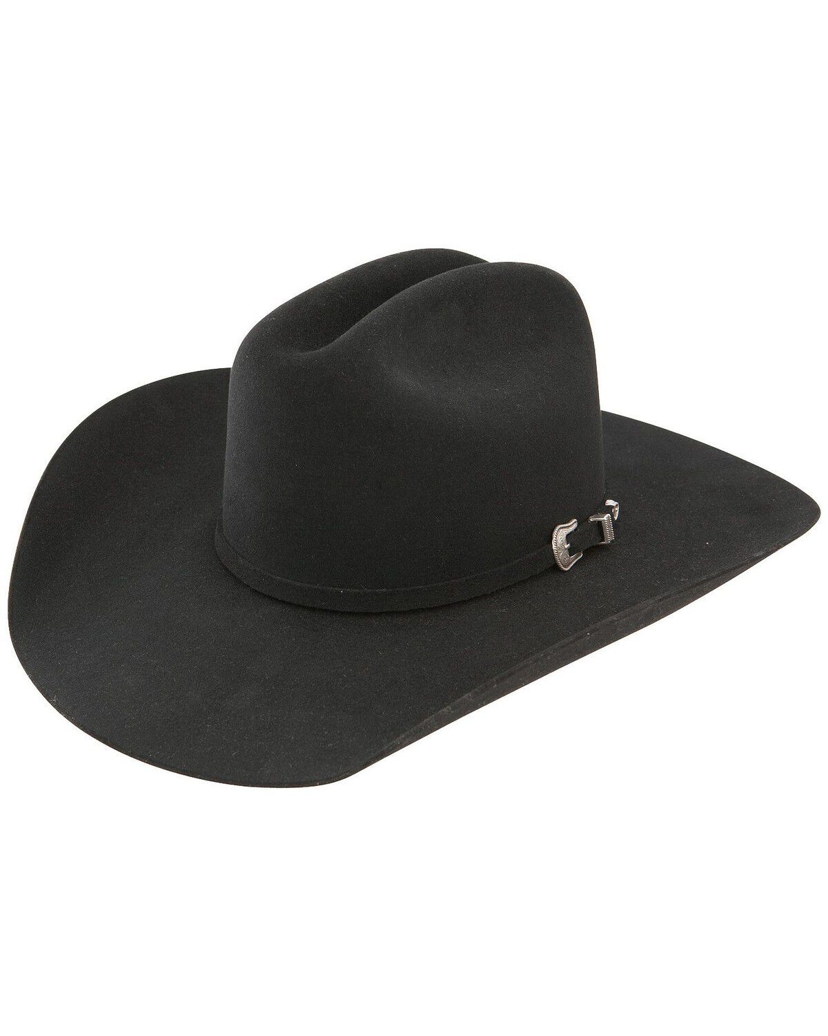 Resistol Challenger 5X Felt Cowboy Hat, Black, hi-res