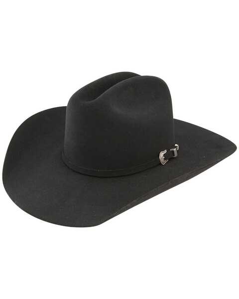 Resistol 5X Challenger Fur Felt Cowboy Hat, Black, hi-res