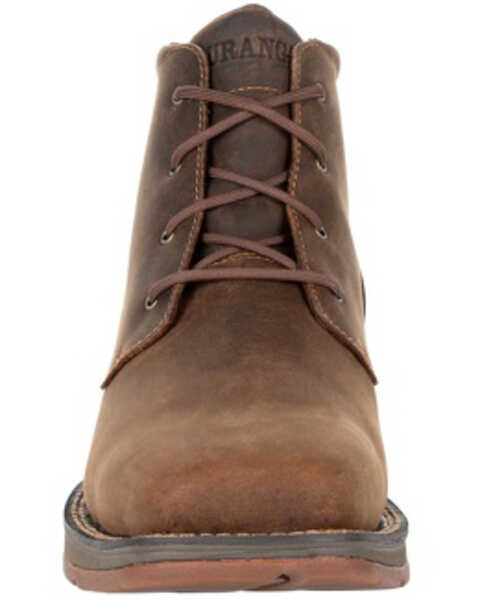 Image #5 - Durango Men's Dirt Rebel Chukka Boots - Square Toe, Medium Brown, hi-res
