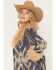 Image #2 - Idyllwind Women's Maxey Fur Trim Long Jacket, Indigo, hi-res