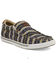 Image #1 - Hooey by Twisted X Women's Southwestern Print Slip-On Lopers, Black, hi-res