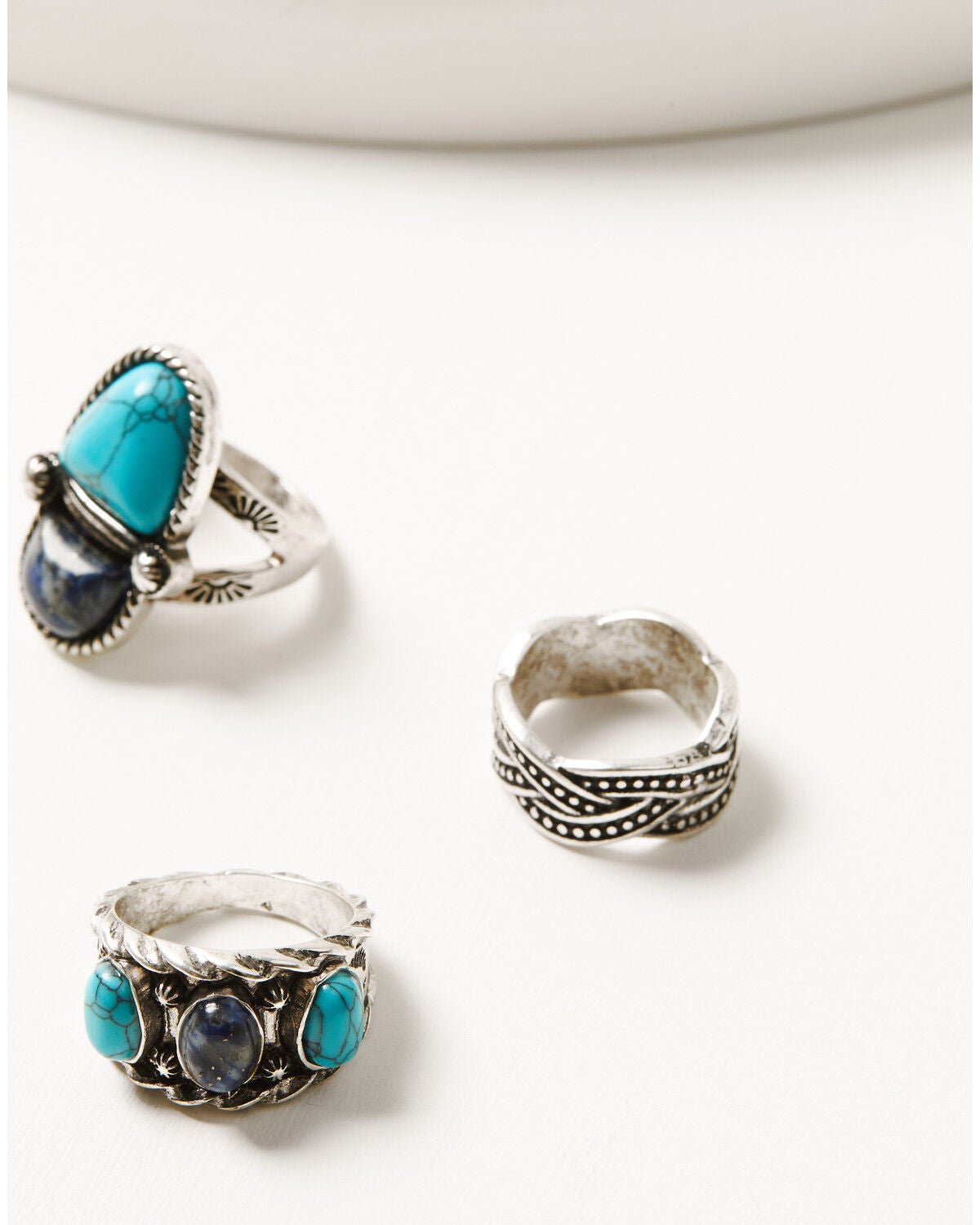 Image #1 - Idyllwind Women's Carter Ring Set - 3 Piece, Silver, hi-res