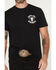 Image #3 - Cowboy Hardware Men's Outlaw Whiskey Short Sleeve Graphic T-Shirt, Black, hi-res