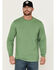 Image #1 - Hawx Men's Forge Long Sleeve Pocket T-Shirt, Green, hi-res