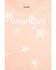 Image #2 - Wrangler Toddler Girls' Star Print Short Sleeve Graphic Tee, Peach, hi-res