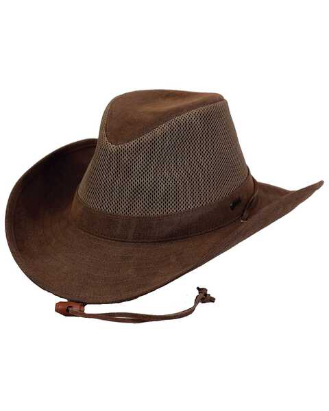 Image #1 - Outback Trading Co. Knotting Hill Canyonland Cloth Hat, Brown, hi-res