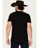 Image #4 - RANK 45® Men's Texas Trails Logo Short Sleeve Graphic T-Shirt, Black, hi-res