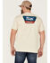 Image #4 - Brixton Men's Linwood Logo Graphic Standard T-Shirt , Cream, hi-res